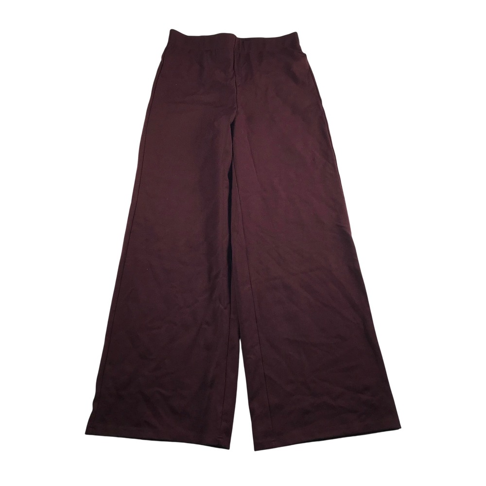 OGL Burgundy Wide Leg High Waisted Trousers Pants Size M NWT 250825-2709W31